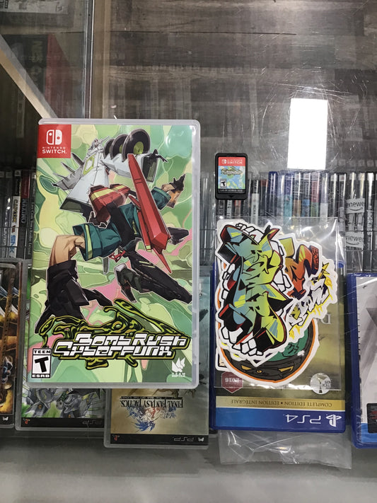 Bomb Rush Cyberfunk Nintendo Switch w/ Stickers