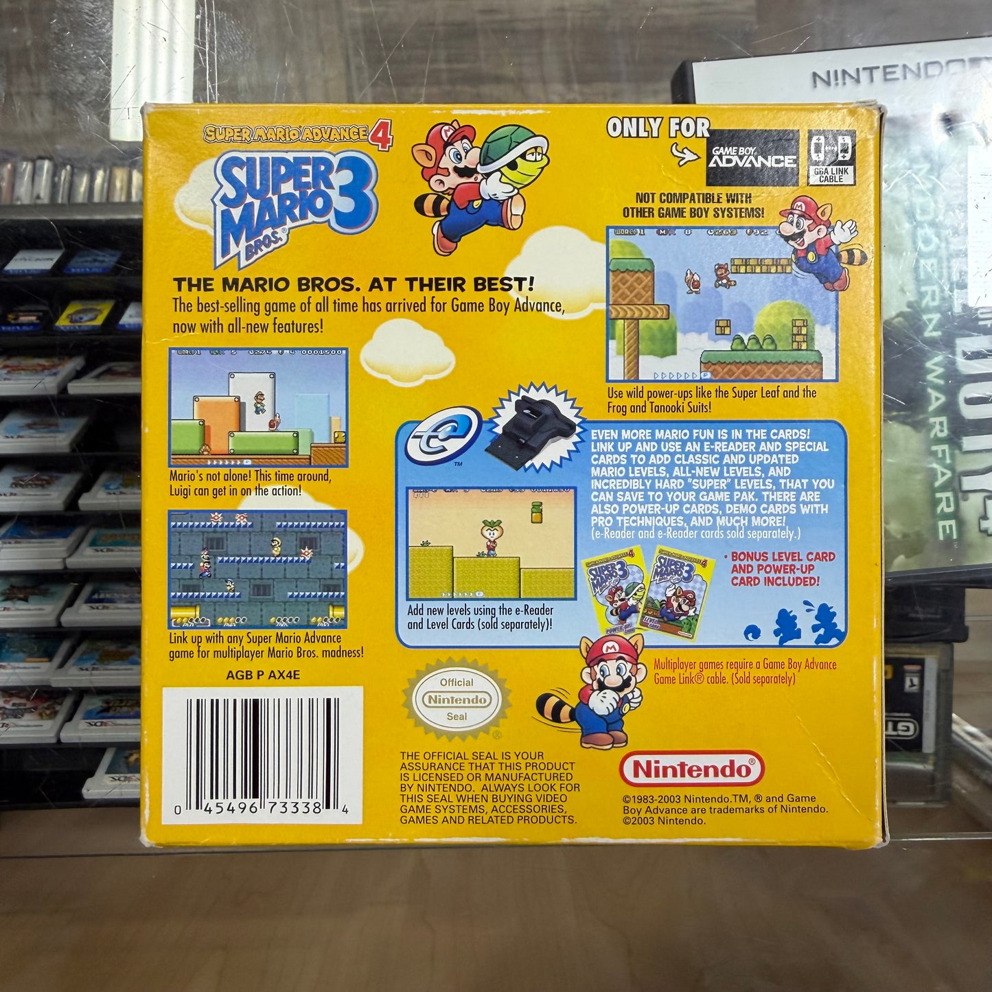 Super Mario Advance 4: Super Mario Bros. 3 GameBoy Advance CIB