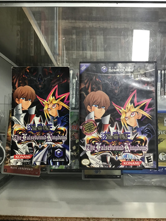 Yu-Gi-Oh The Falsebound Kingdom Nintendo GameCube Case and Manual ONLY