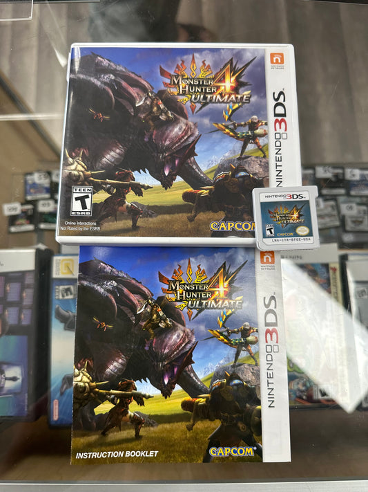 Monster Hunter 4 Ultimate Nintendo 3DS