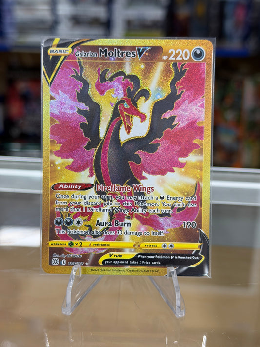 Galarian Moltres V (Secret) - SWSH09: Brilliant Stars NM