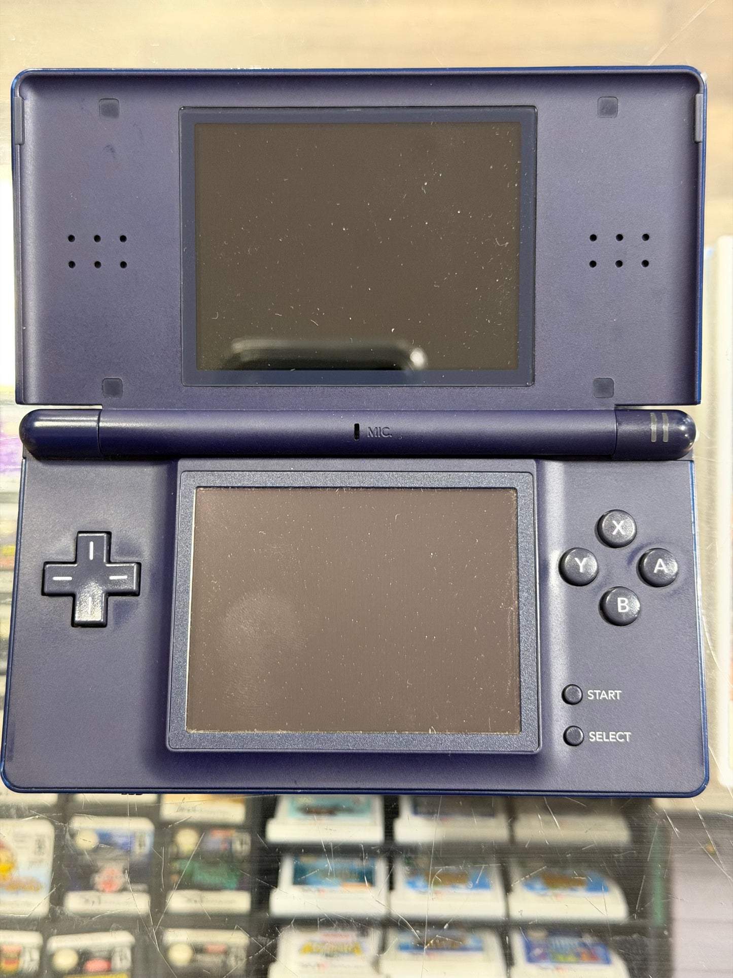 Dark Blue Nintendo DS Lite Nintendo DS (Charger included)