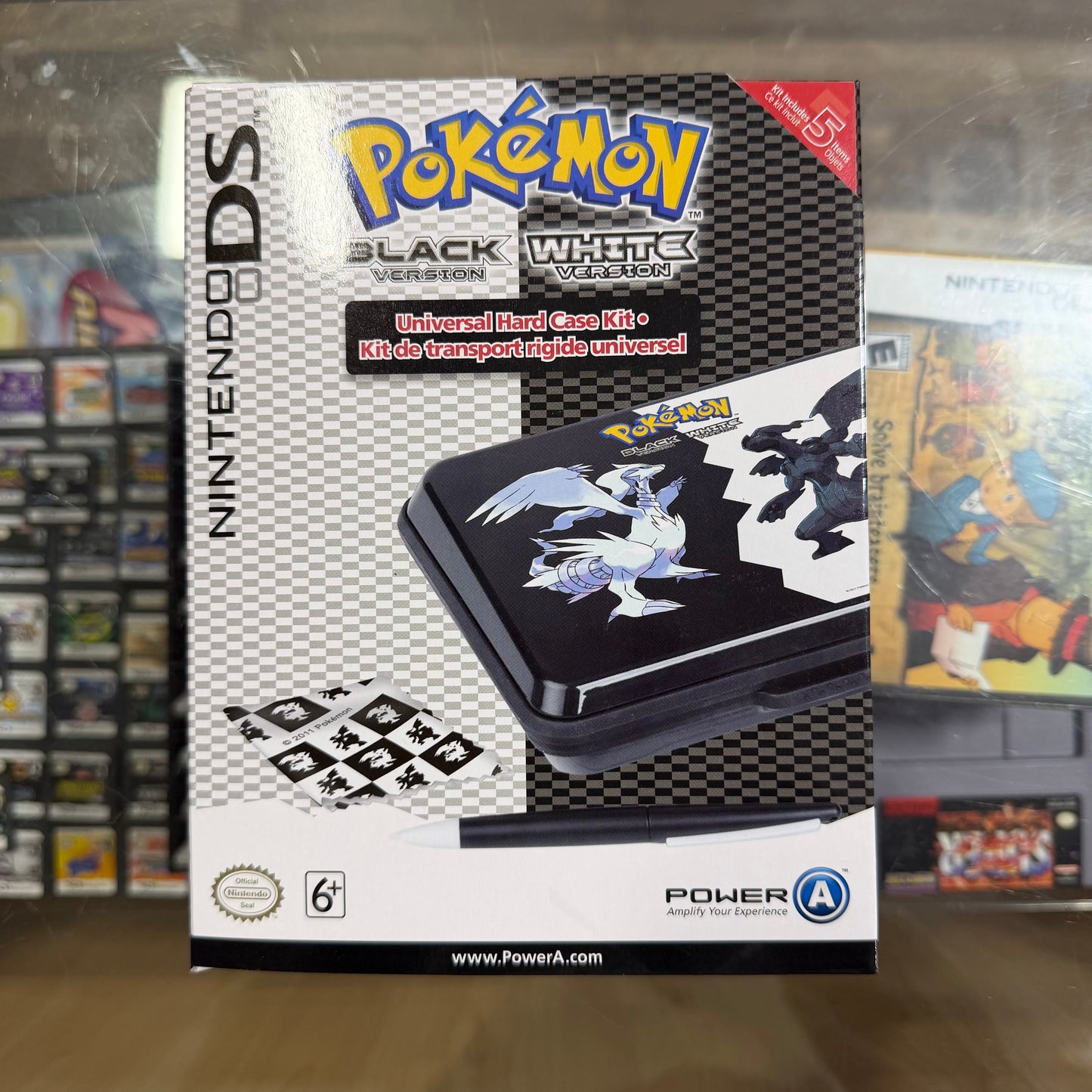 Pokemon Black White DS Universal Hard Case Kit PowerA Nintendo DS DSi XL