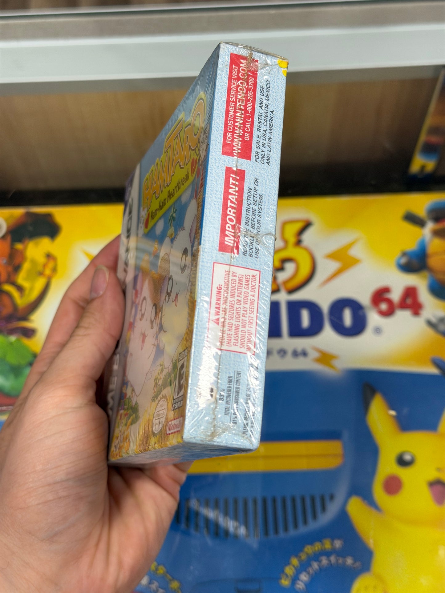 Hamtaro Ham Ham Heartbreak GameBoy Advance Sealed