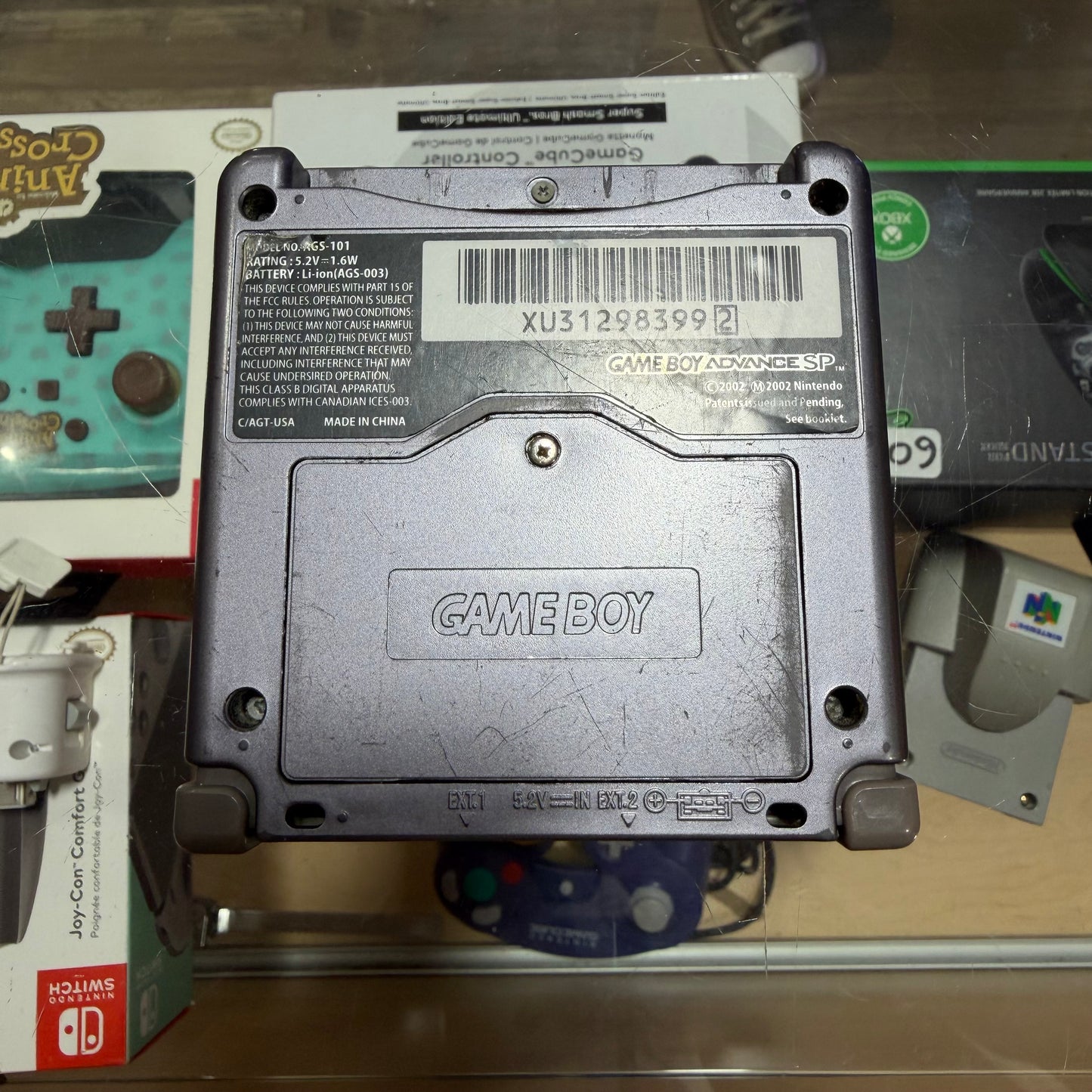 NES Nintendo Gameboy Advance SP Handheld System with Charger 101 Model (Has Whiting around Corners)