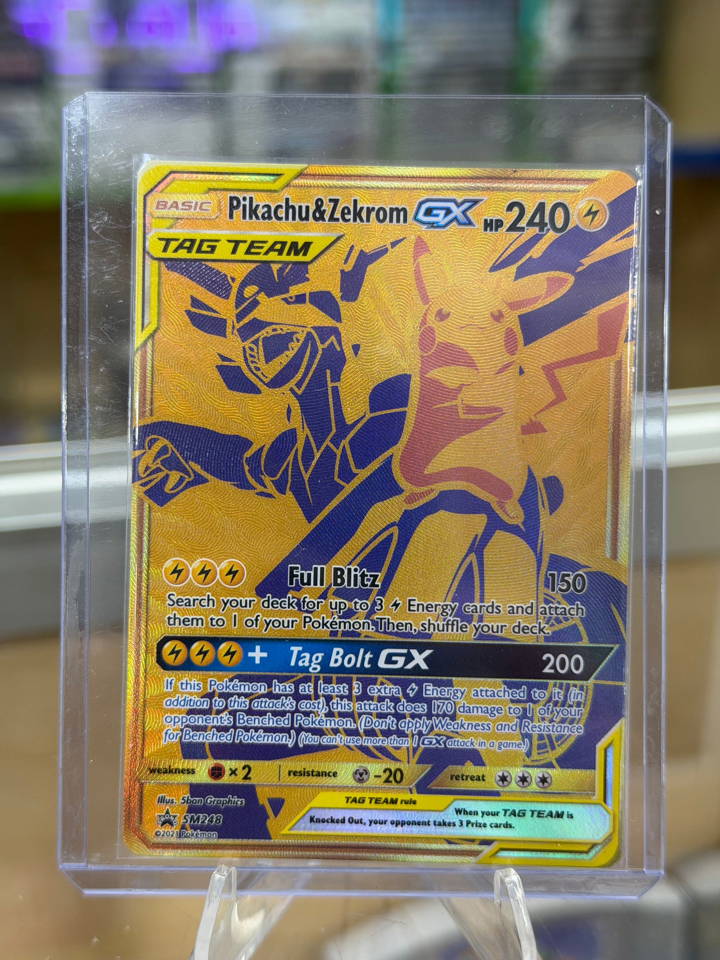 Pikachu & Zekrom GX - SM248 - SM Promos