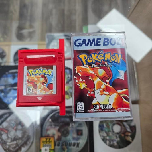 Pokémon Red New Battery Saves Authentic Custom Case