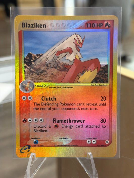 Blaziken - 15/109 - Ruby and Sapphire Reverse Holo