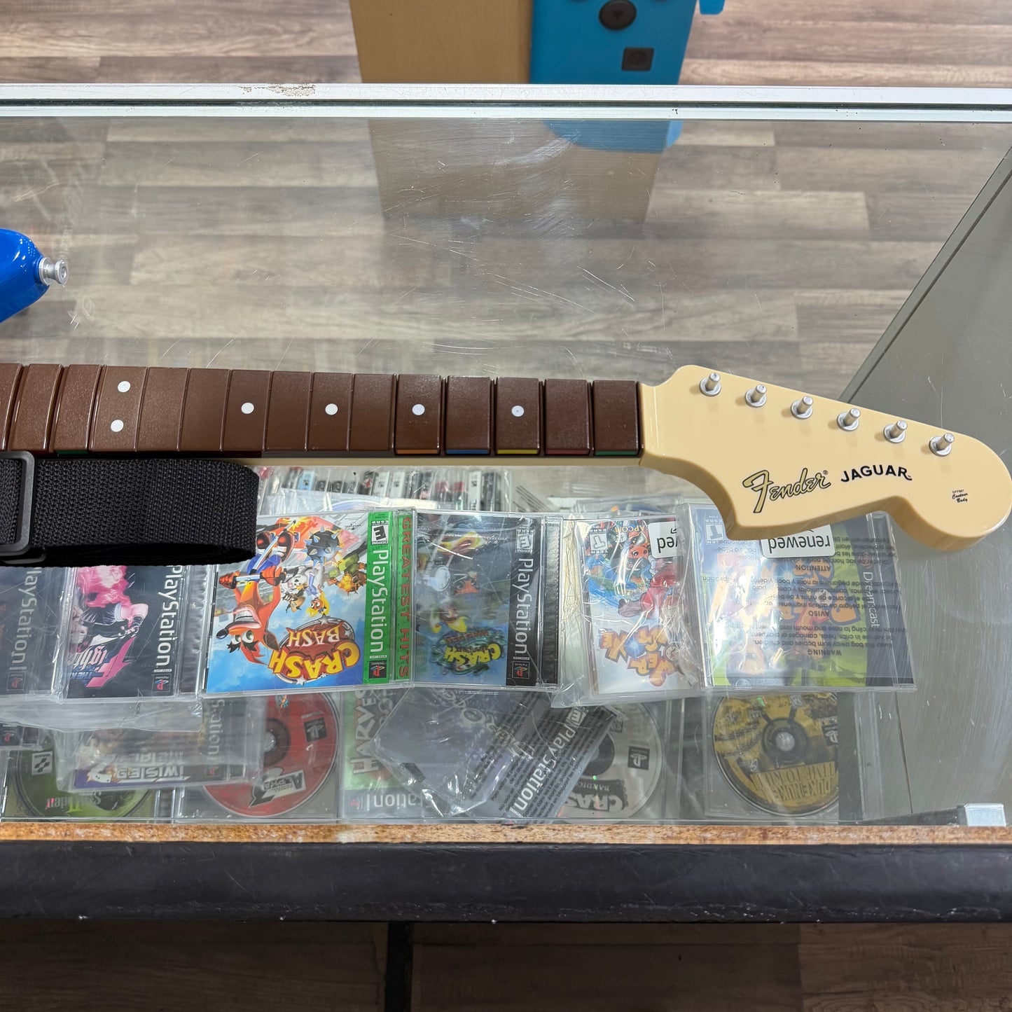 Rock Band 4 Wireless Fender Jaguar Guitar Controller BluePlayStation 4