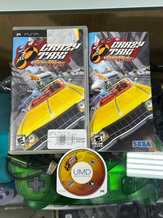Crazy Taxi Fare Wars CIB PSP