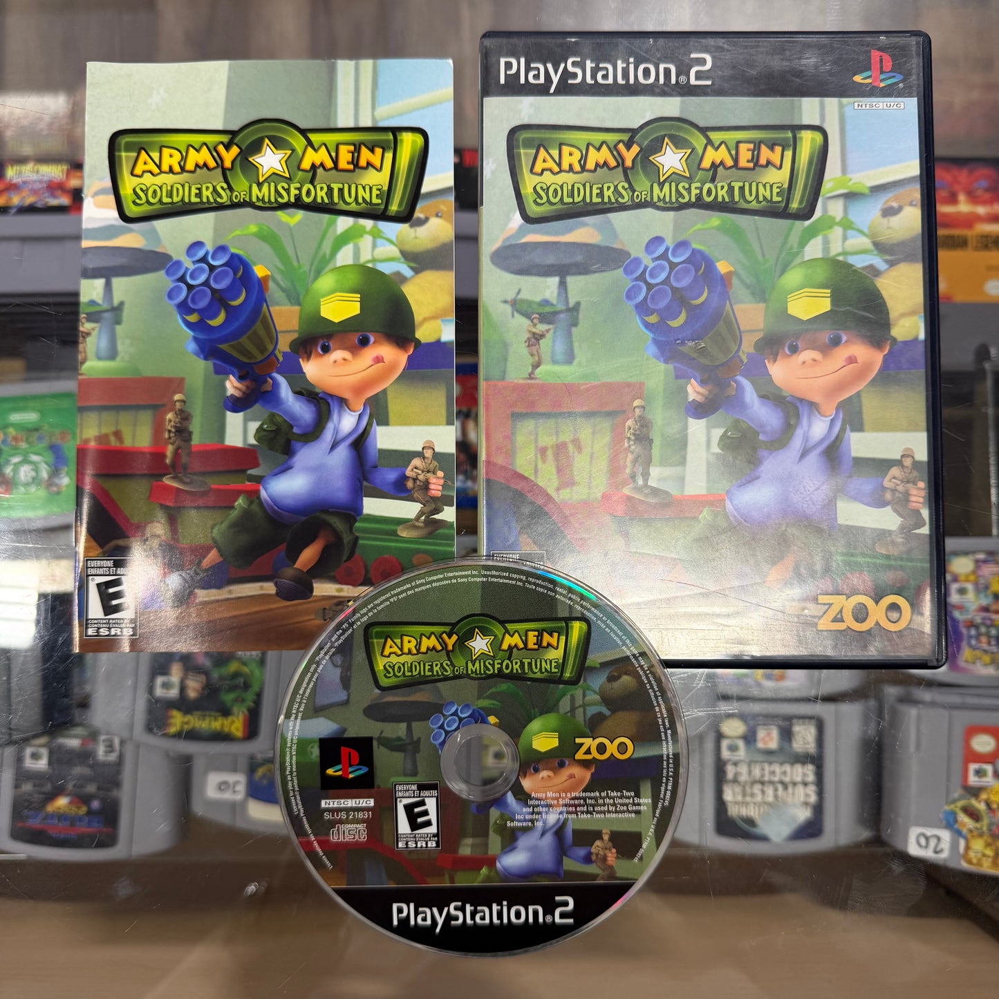 Army Men Soldiers Of Misfortune Playstation 2