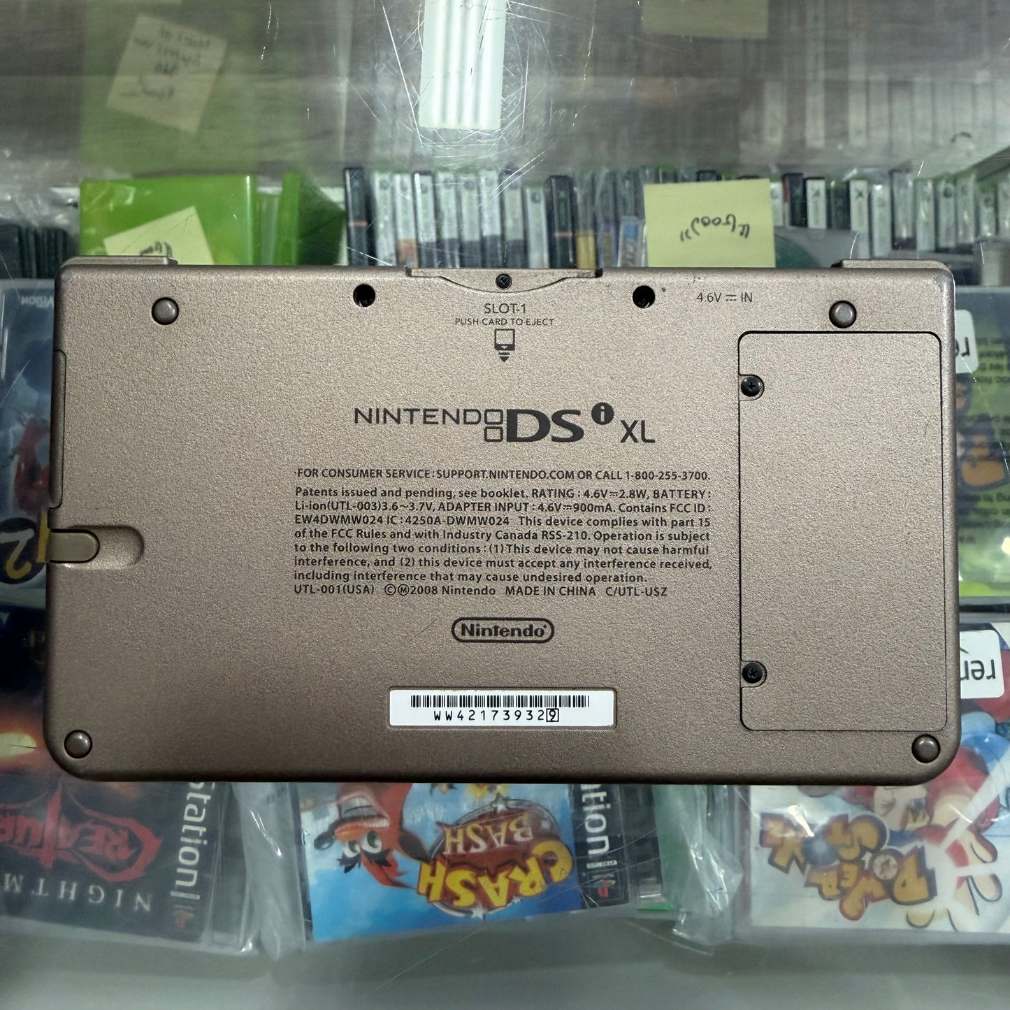 Nintendo DSi XL Bronze Nintendo DS System (Charger Included)