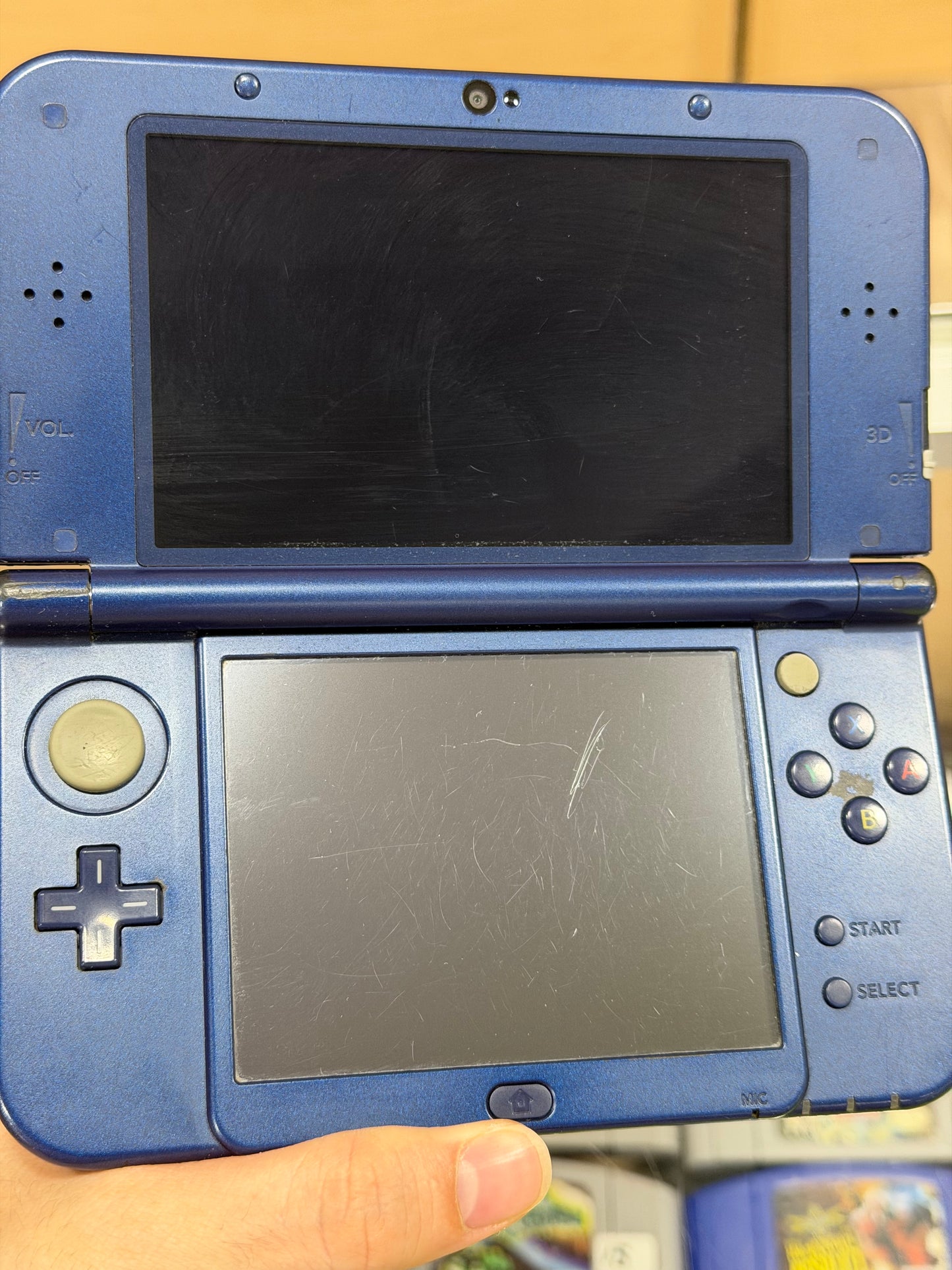 Blue New Nintendo 3DS XL Handheld System With Charger (Region Free)(JAPANESE TO US)