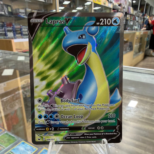 Lapras V (Full Art) - SWSH01: Sword & Shield Base Set (SWSH01) (NM)