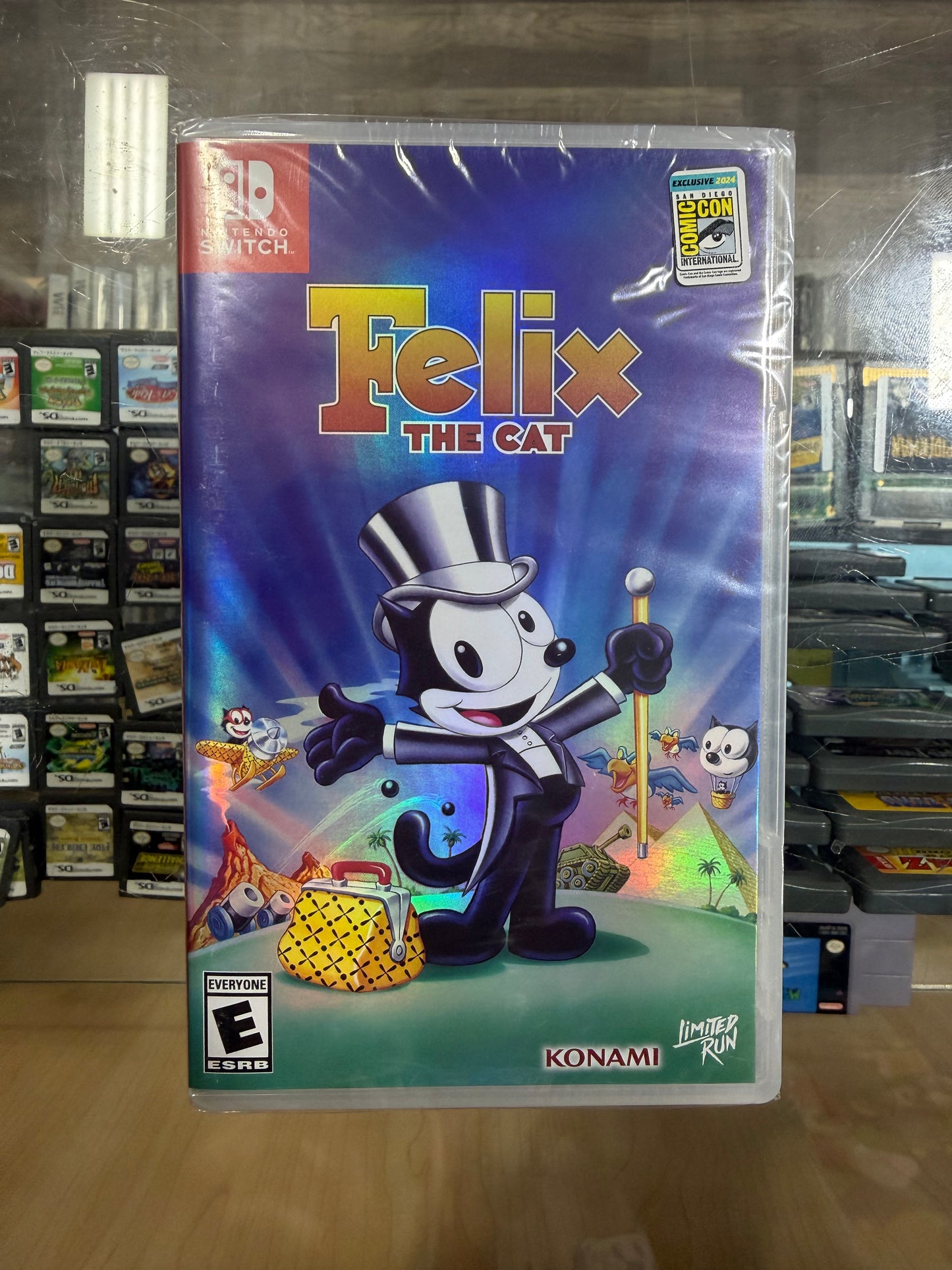 Sealed Felix The Cat (Comic Con Foil Convention Edition) Nintendo Switch