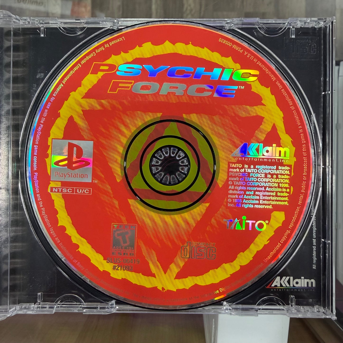 Psychic Force Playstation (CIB) (w reg card) (clean disc)