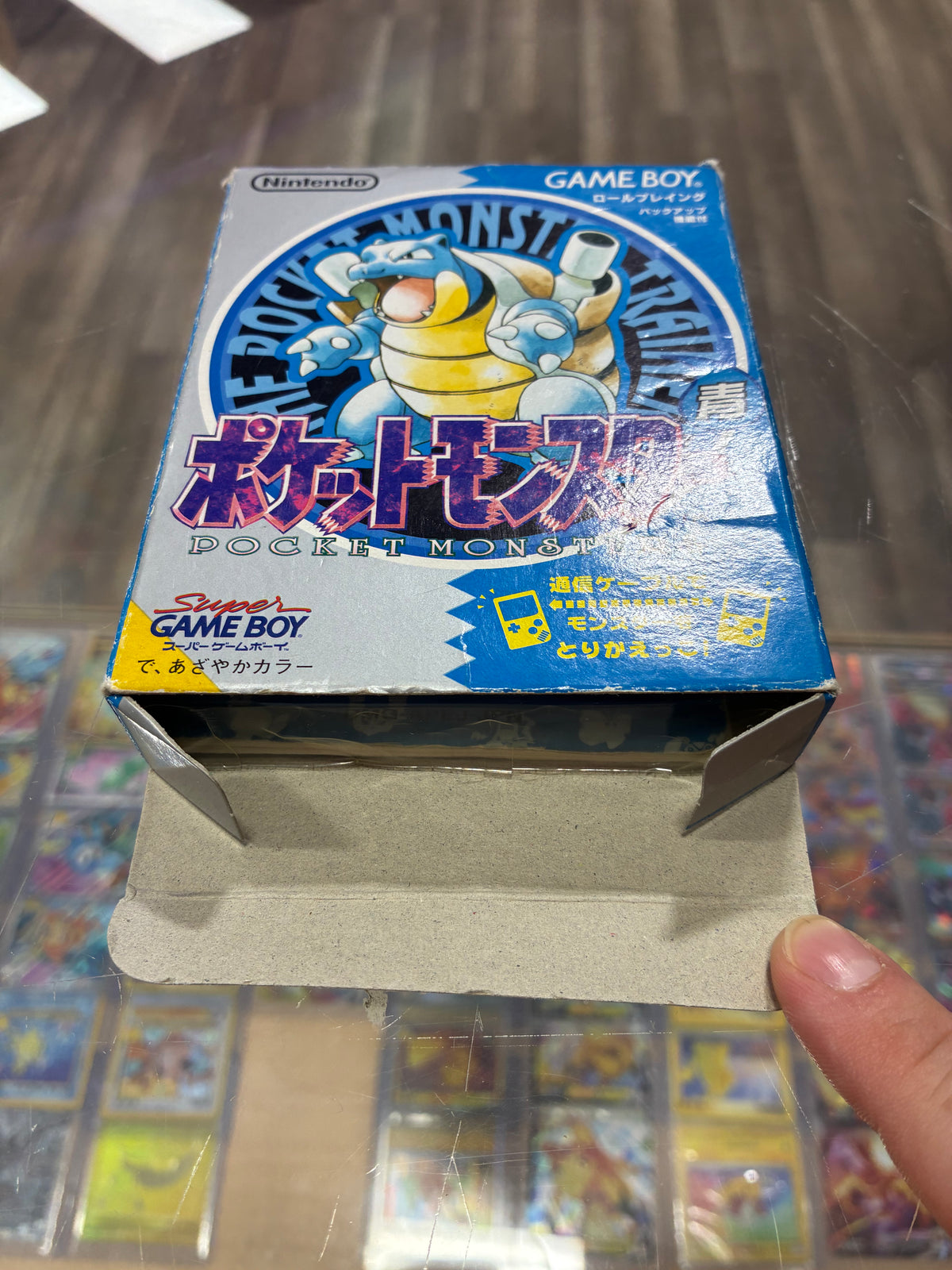 Pokémon Blue JP Nintendo GameBoy [(Authentic)(New Battery)(Saves)]