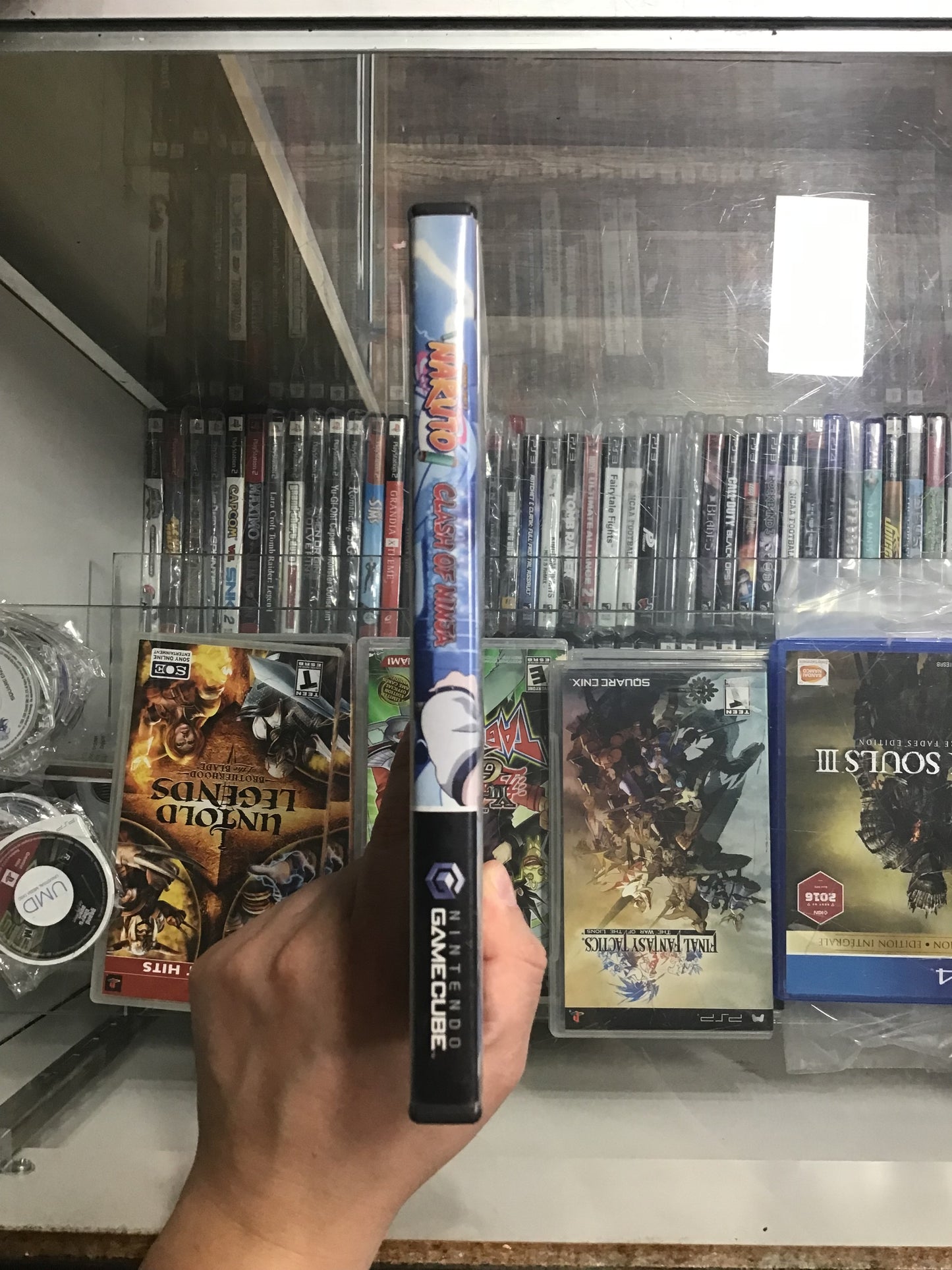 Naruto Clash of Ninja Nintendo GameCube Case and Manual ONLY