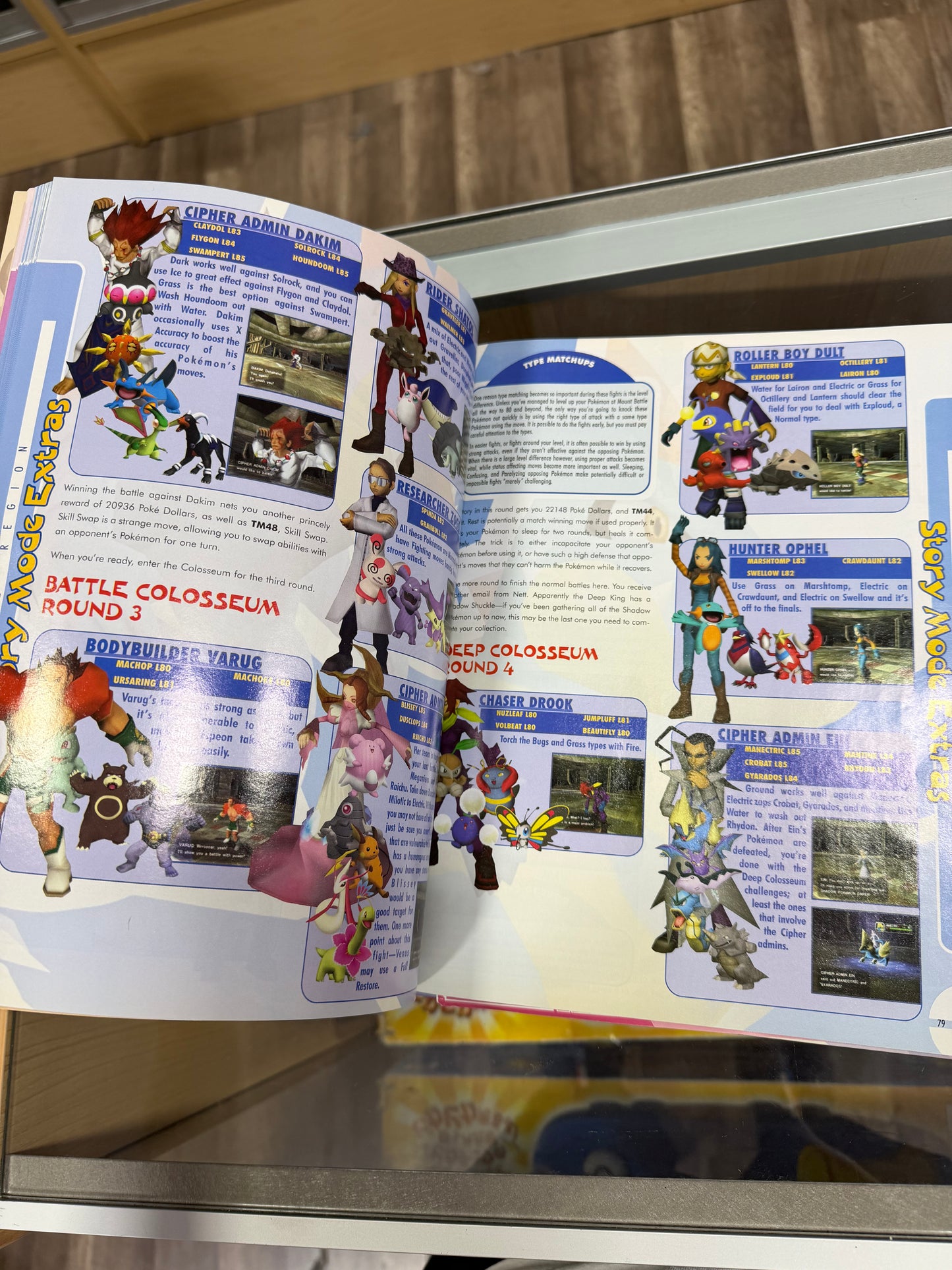 Pokemon Colosseum Limited Edition Strategy Guide with Battle Chart + E-Watch Insert