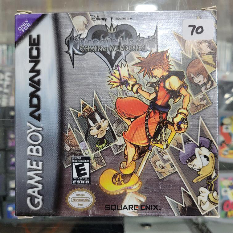 Kingdom Hearts Chain of Memories Gameboy Advance CIB