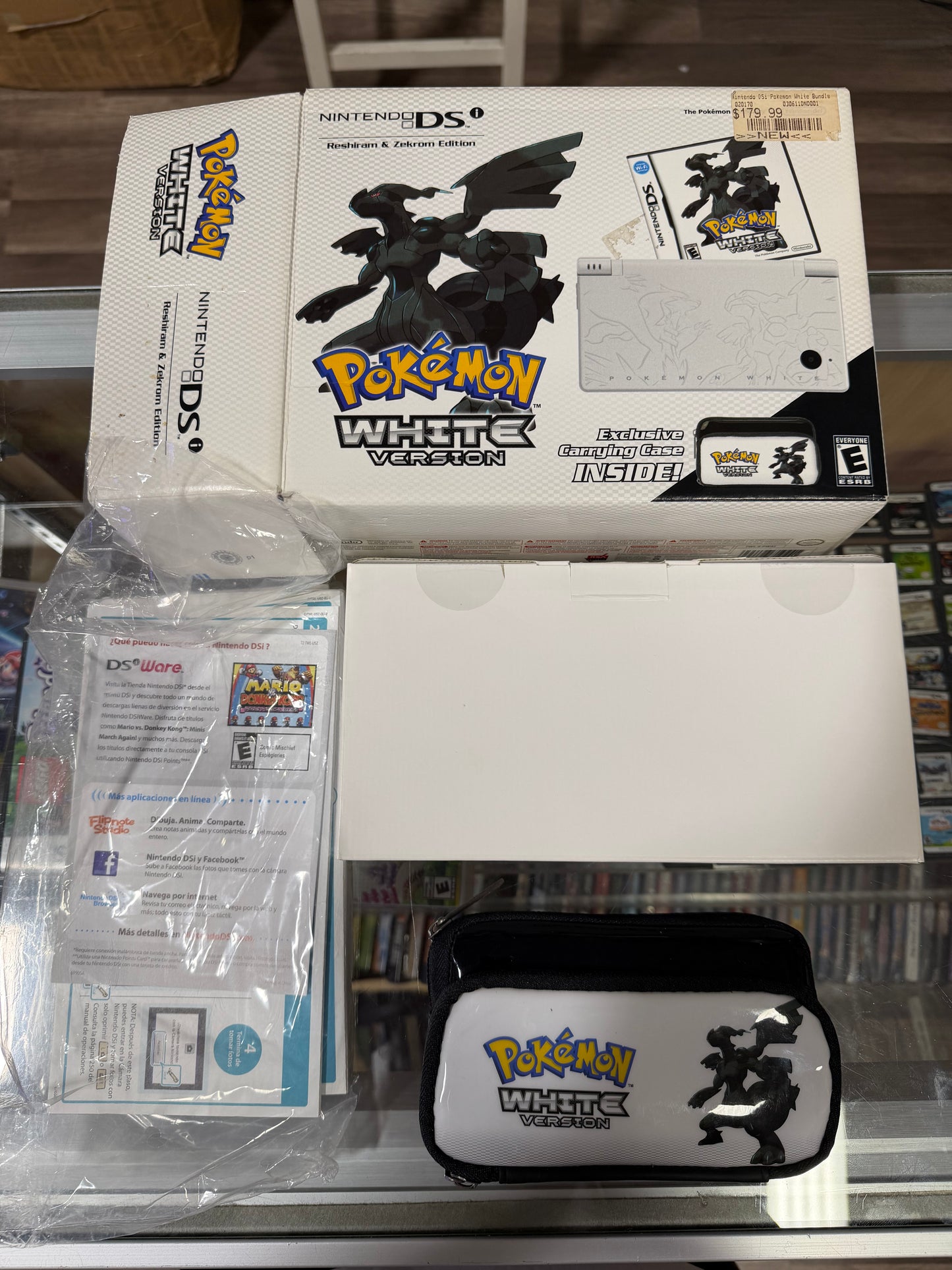 Nintendo DSi Pokemon Reshiram Zekrom Limited White Version Handheld CIB - Digital Games, Missing White CIB
