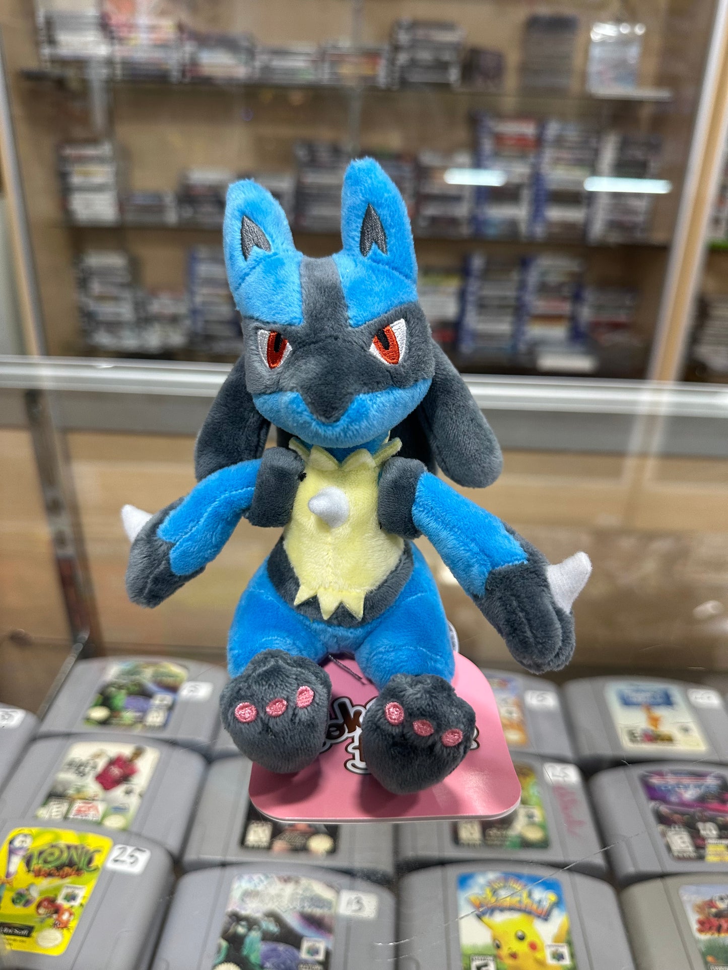 Lucario Pokémon Center Exclusive Pokemon Fit Plush Authentic