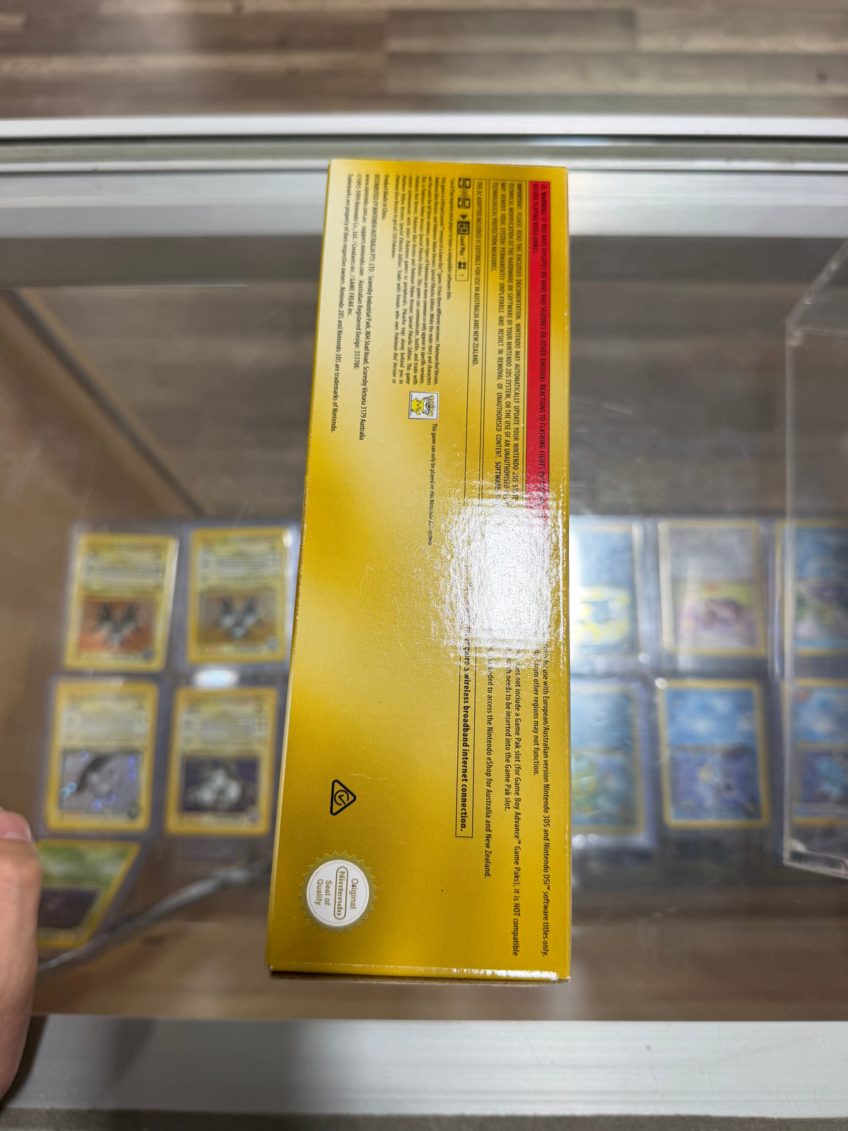 Nintendo 2DS System Pokemon Yellow Edition PAL Nintendo 3DS - Unused Stickers and Acrylic Protector