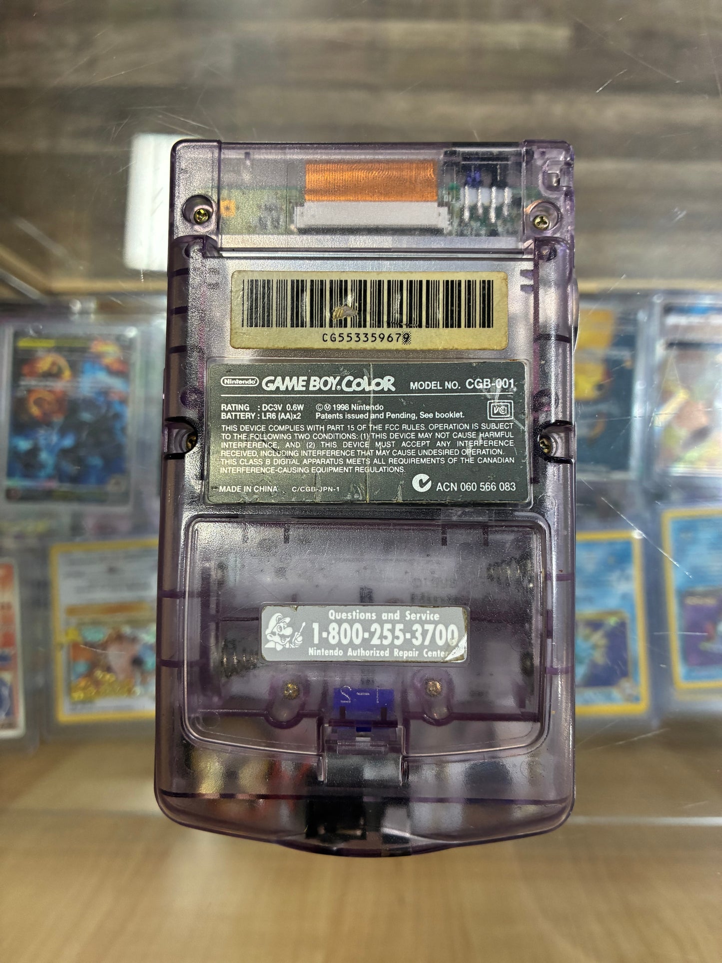 Atomic Purple Nintendo Gameboy Color Handheld System