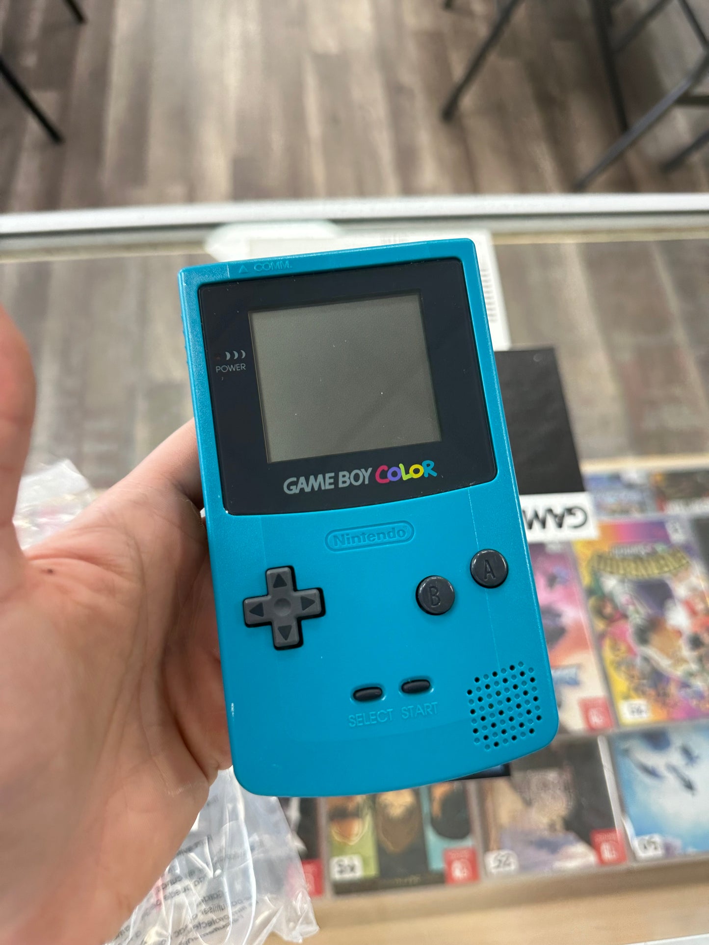 Nintendo Gameboy Color Teal System CIB