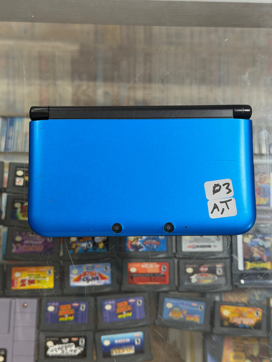 Blue Nintendo 3DS XL Handheld System With Charger (Region Free)(JAPANESE TO US)