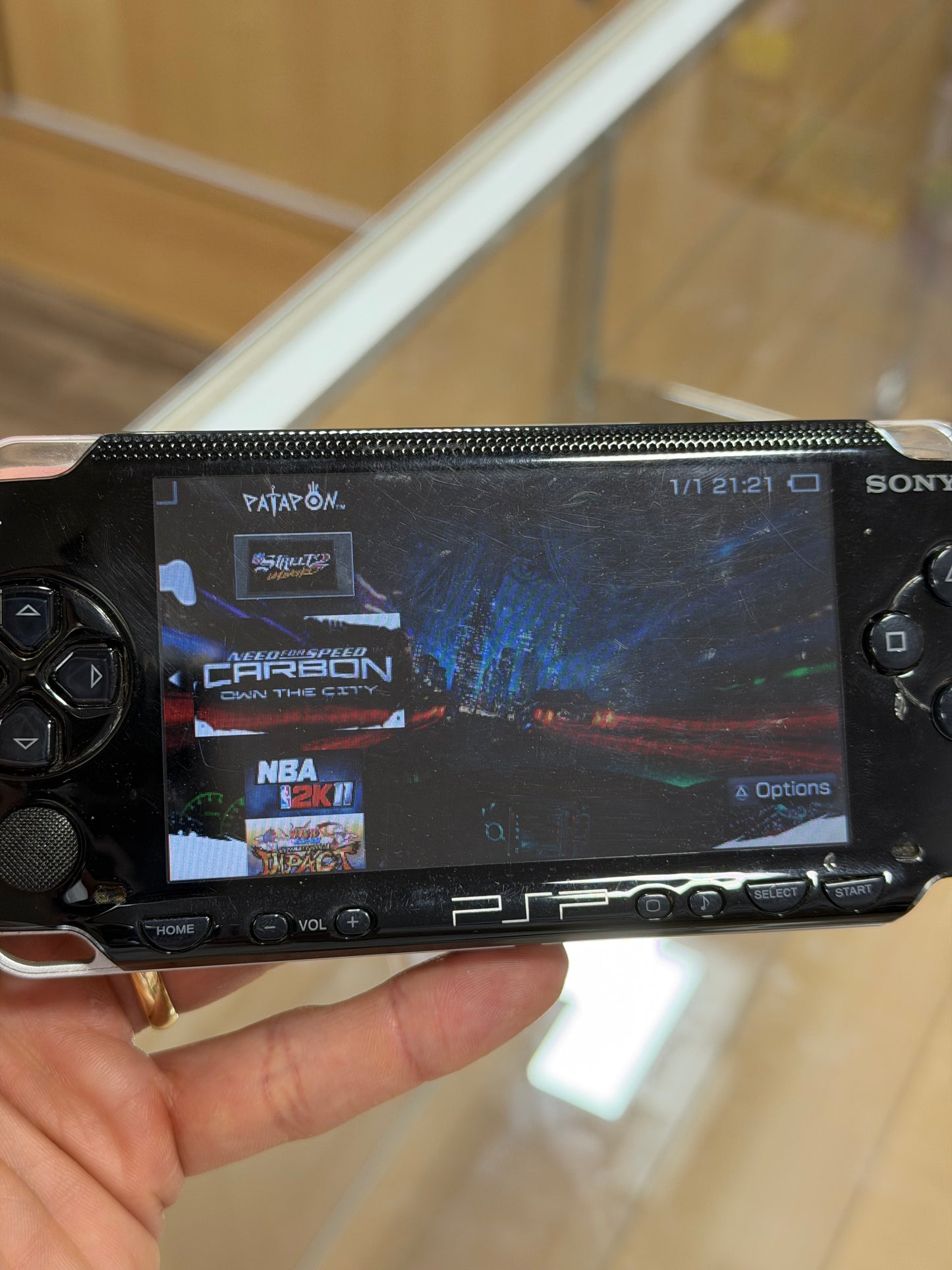 PSP 1000 with Charger - 40 Digital Games Included