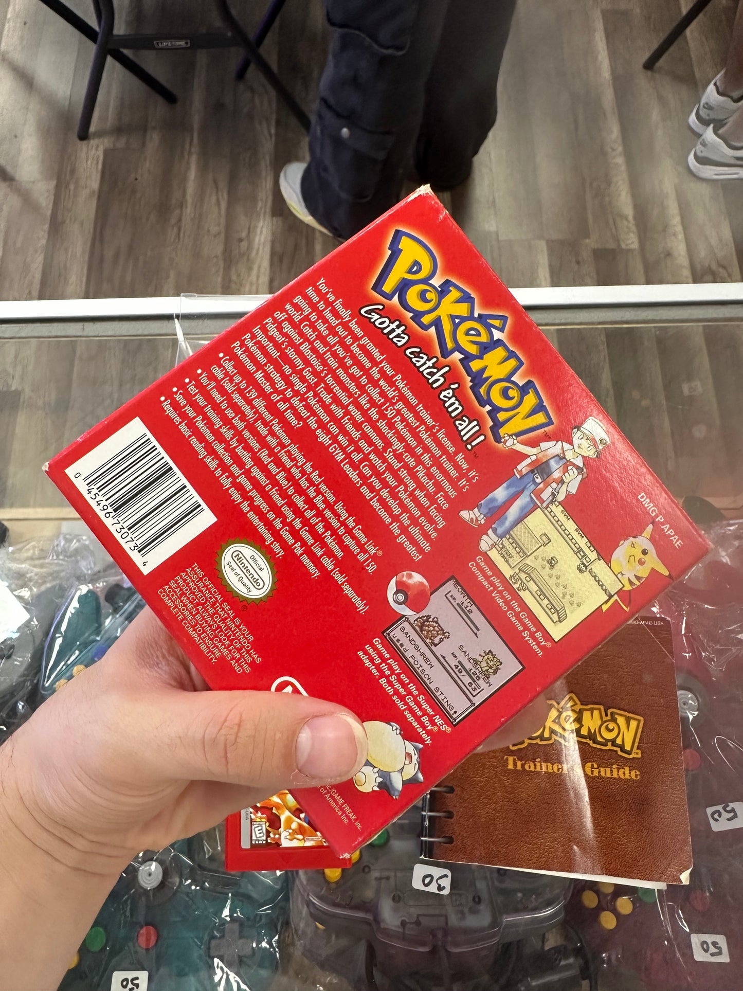 Pokémon Red CIB Gameboy First Print Excellent Label