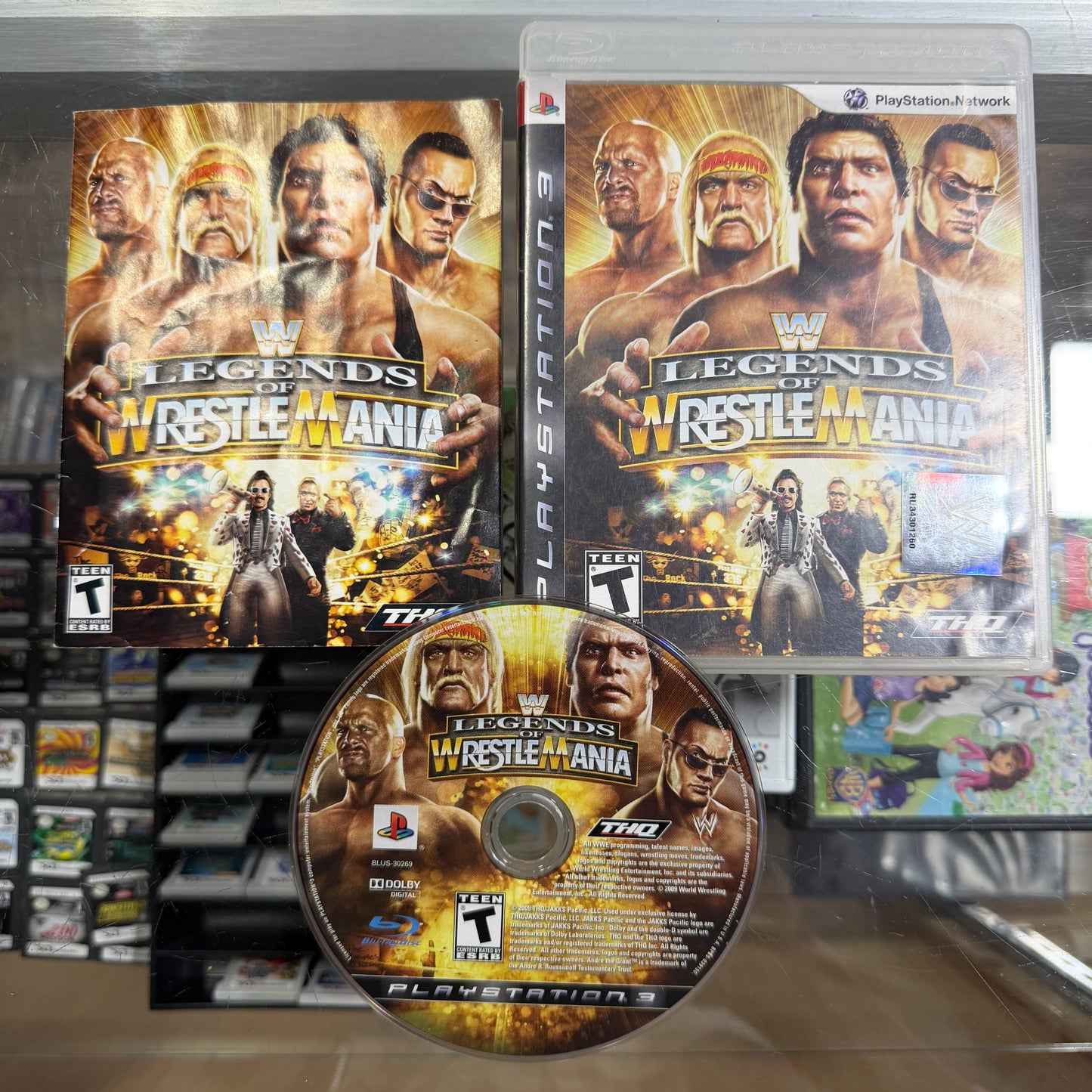 WWE Legends Of WrestleMania Playstation 3