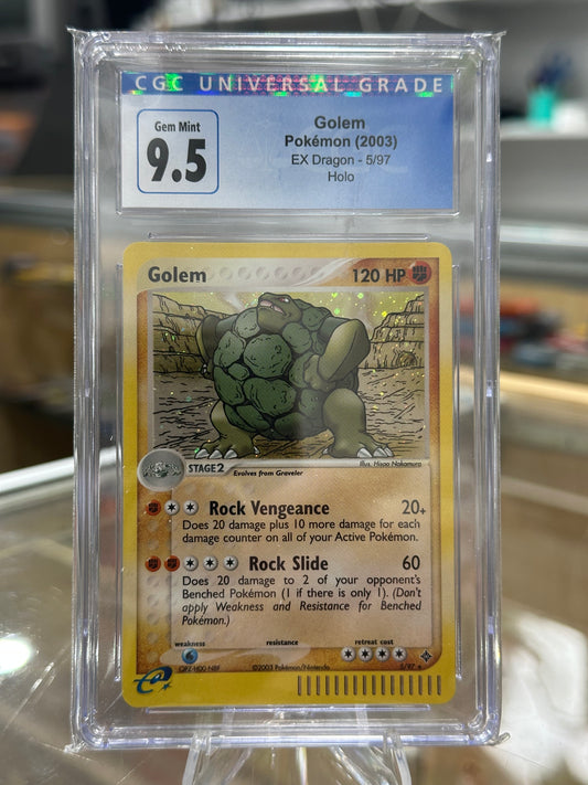 Golem EX Dragon - Holo CGC 9.5