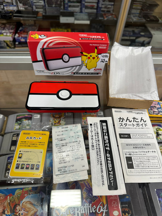 Nintendo 2DS LL Pokeball Edition CIB - US Region