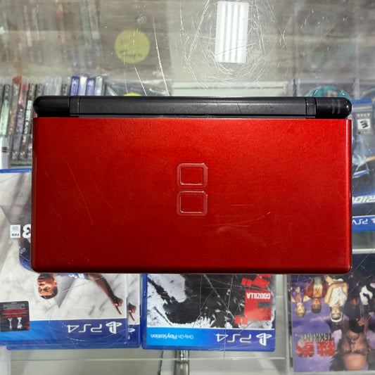 Red Crimson & Black Nintendo DS Lite Nintendo DS (Charger included)