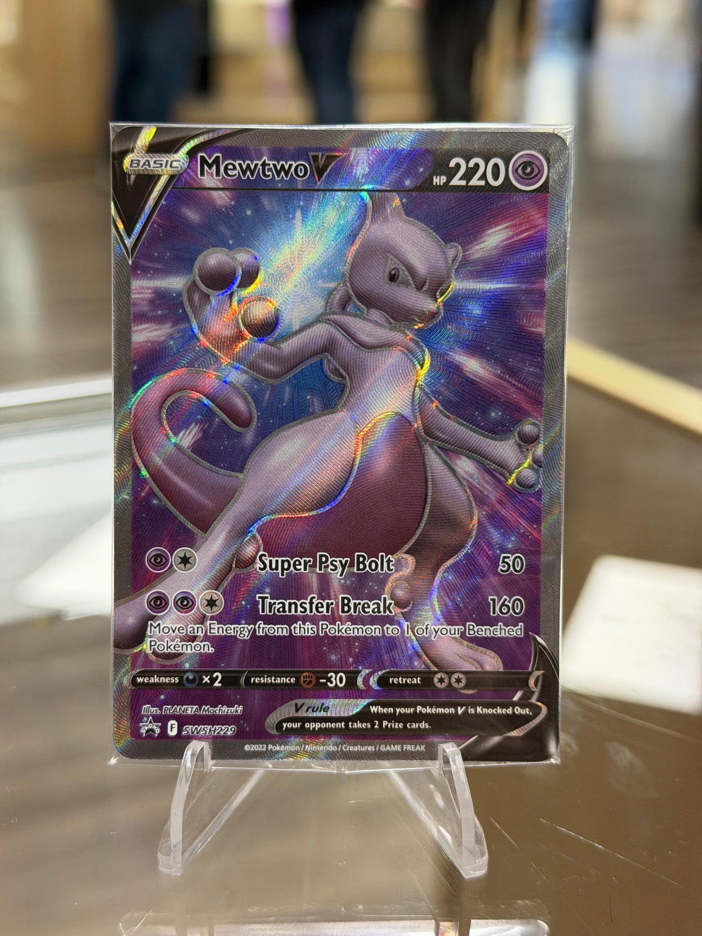 Mewtwo V - SWSH229 - SWSH: Sword & Shield Promo Cards Unopened
