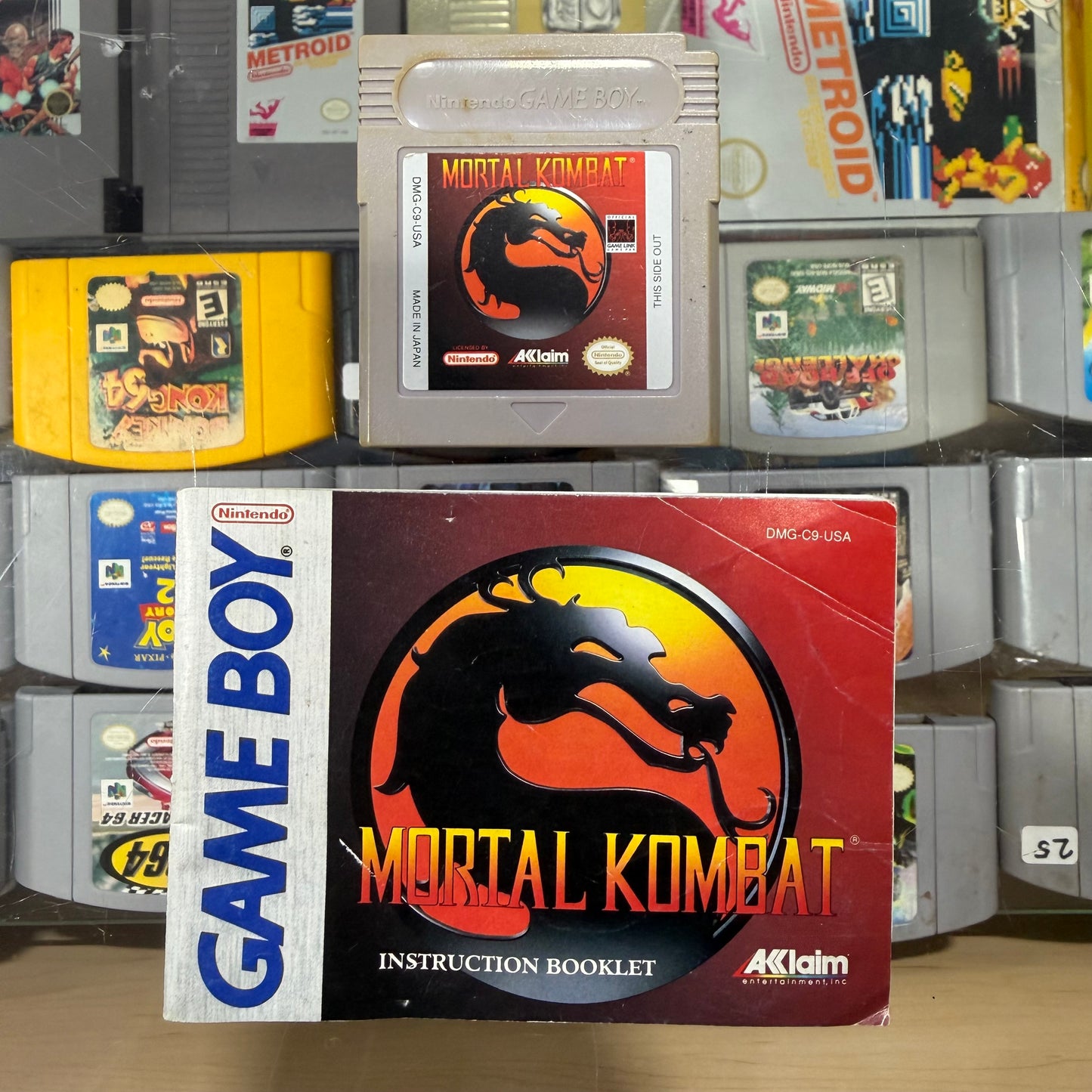 Mortal Kombat GameBoy with Manual
