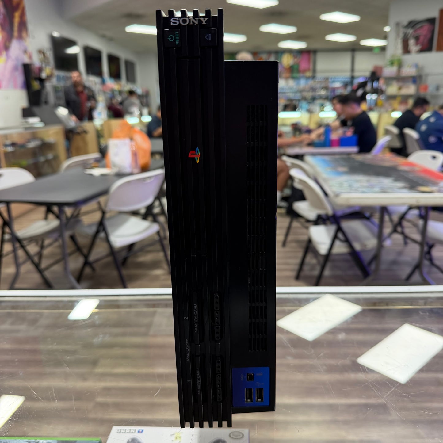 Playstation 2 System with 1 Controller and Wires + Memory Card
