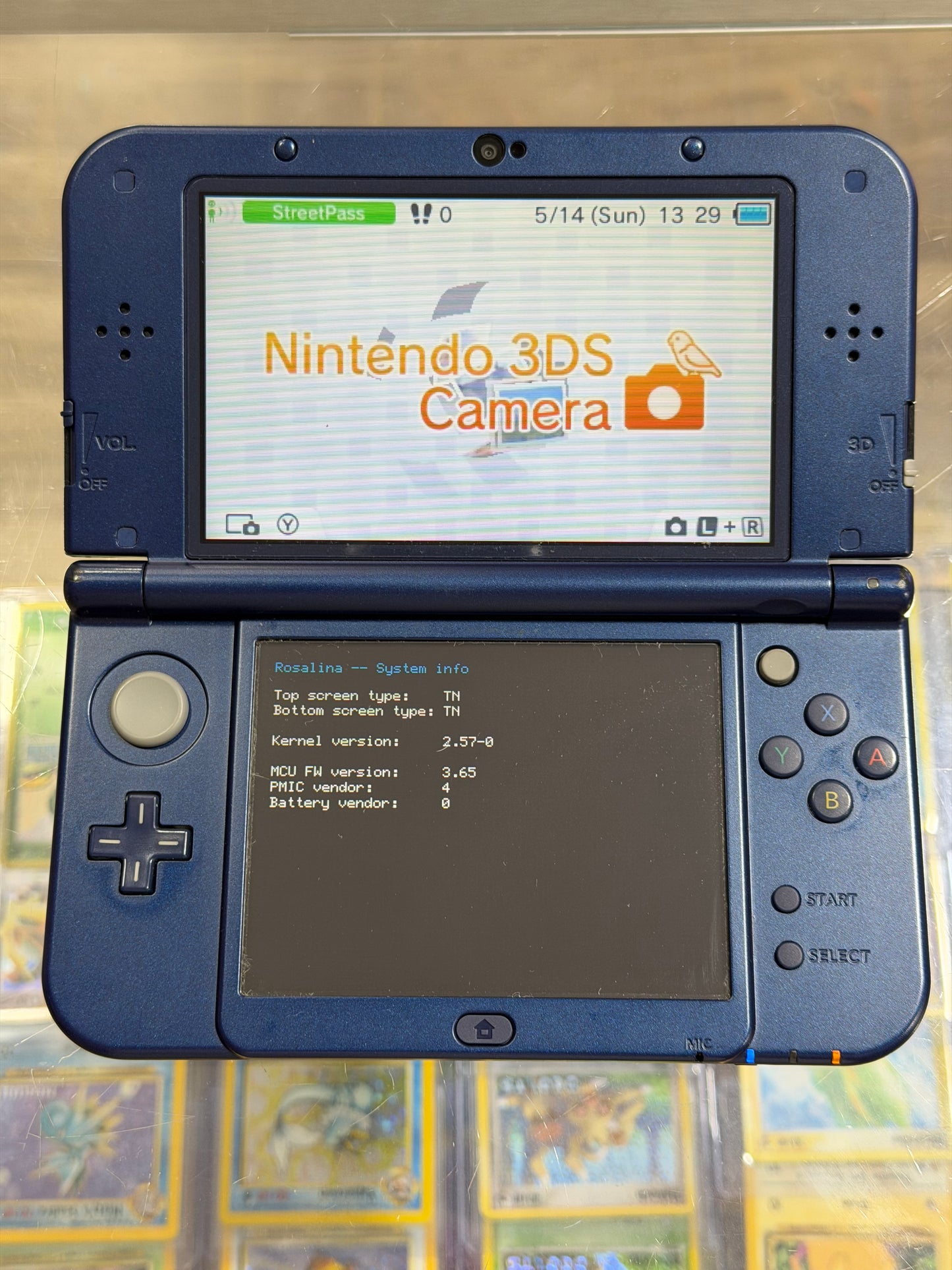 (319) Blue “New” Nintendo 3DS XL Handheld System With Charger (Region Free)(JAPANESE TO US) (Copy)