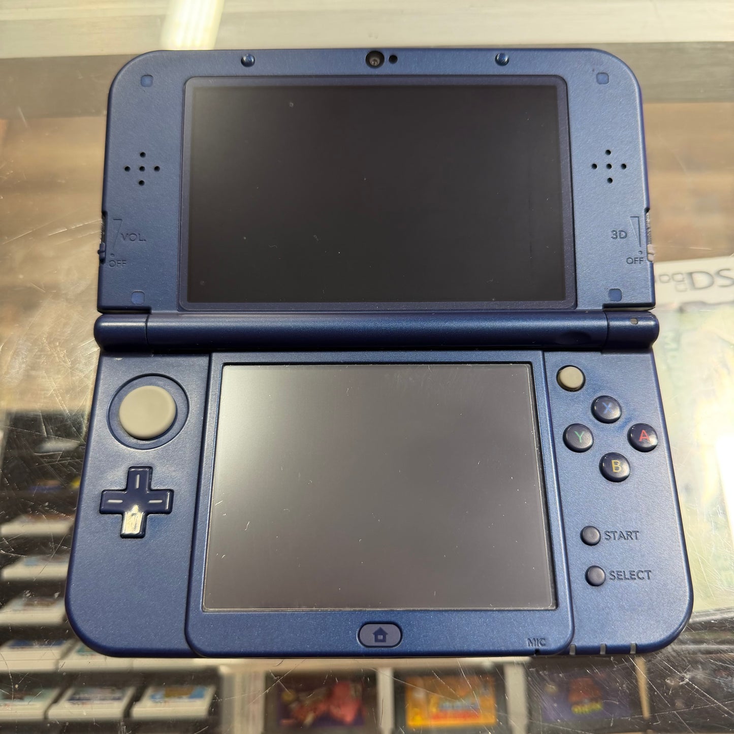 New Nintendo 3DS LL Metallic Blue JP Nintendo 3DS (Charger included) ( 8 7 1 4 )