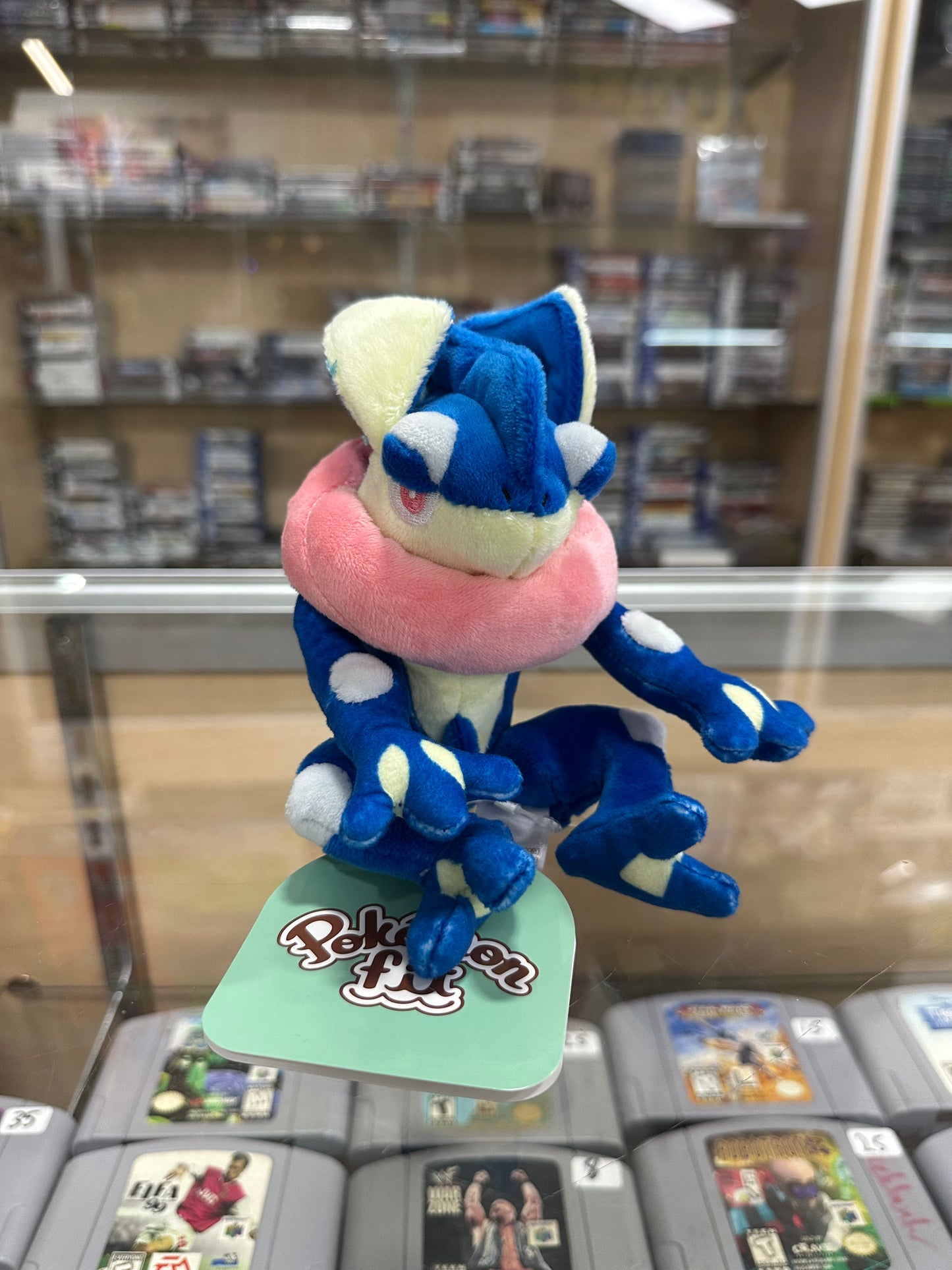 Greninja Pokémon Center Exclusive Pokemon Fit Plush Authentic