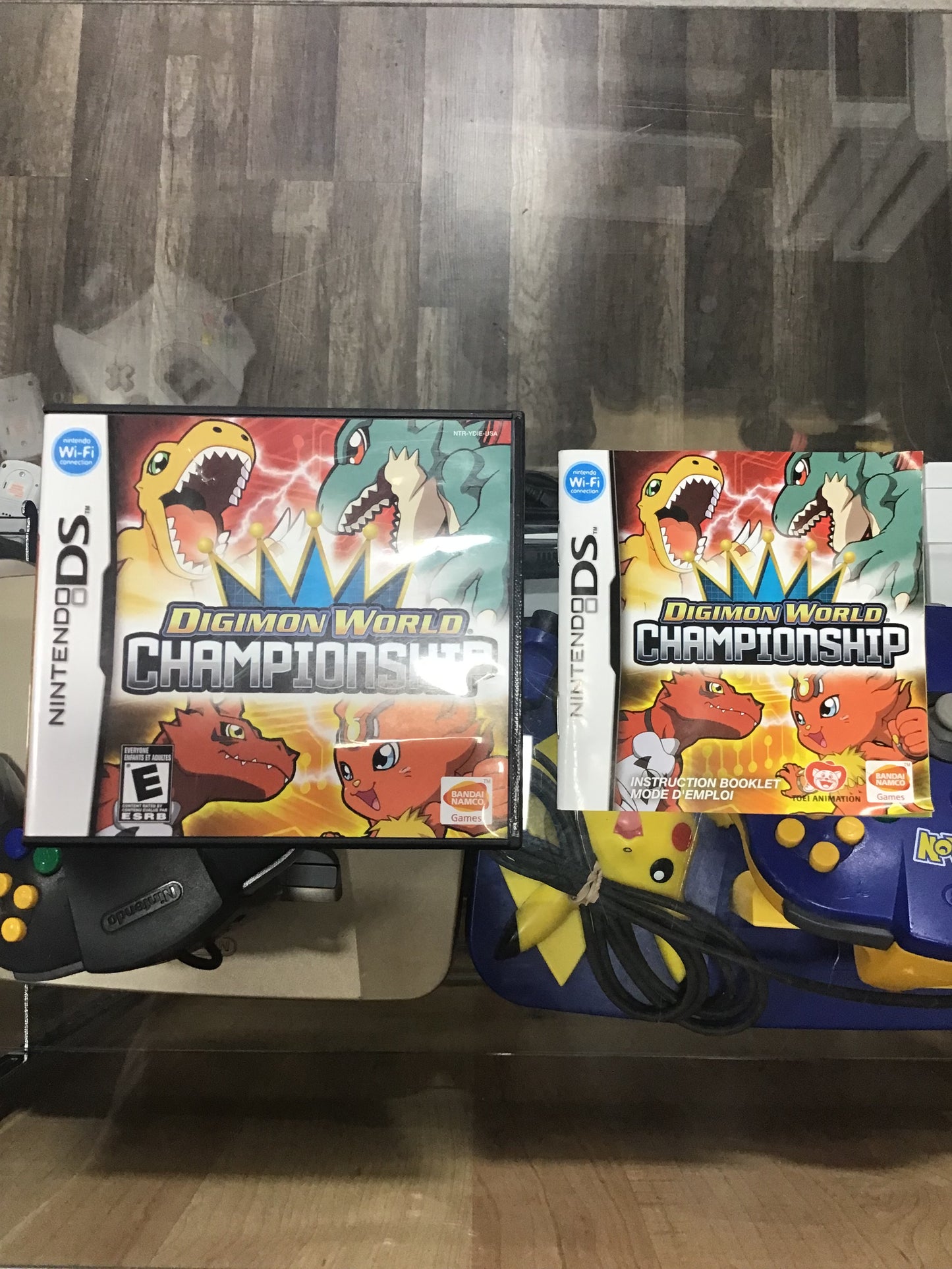 Digimon World Championship Nintendo DS Case and Manual ONLY