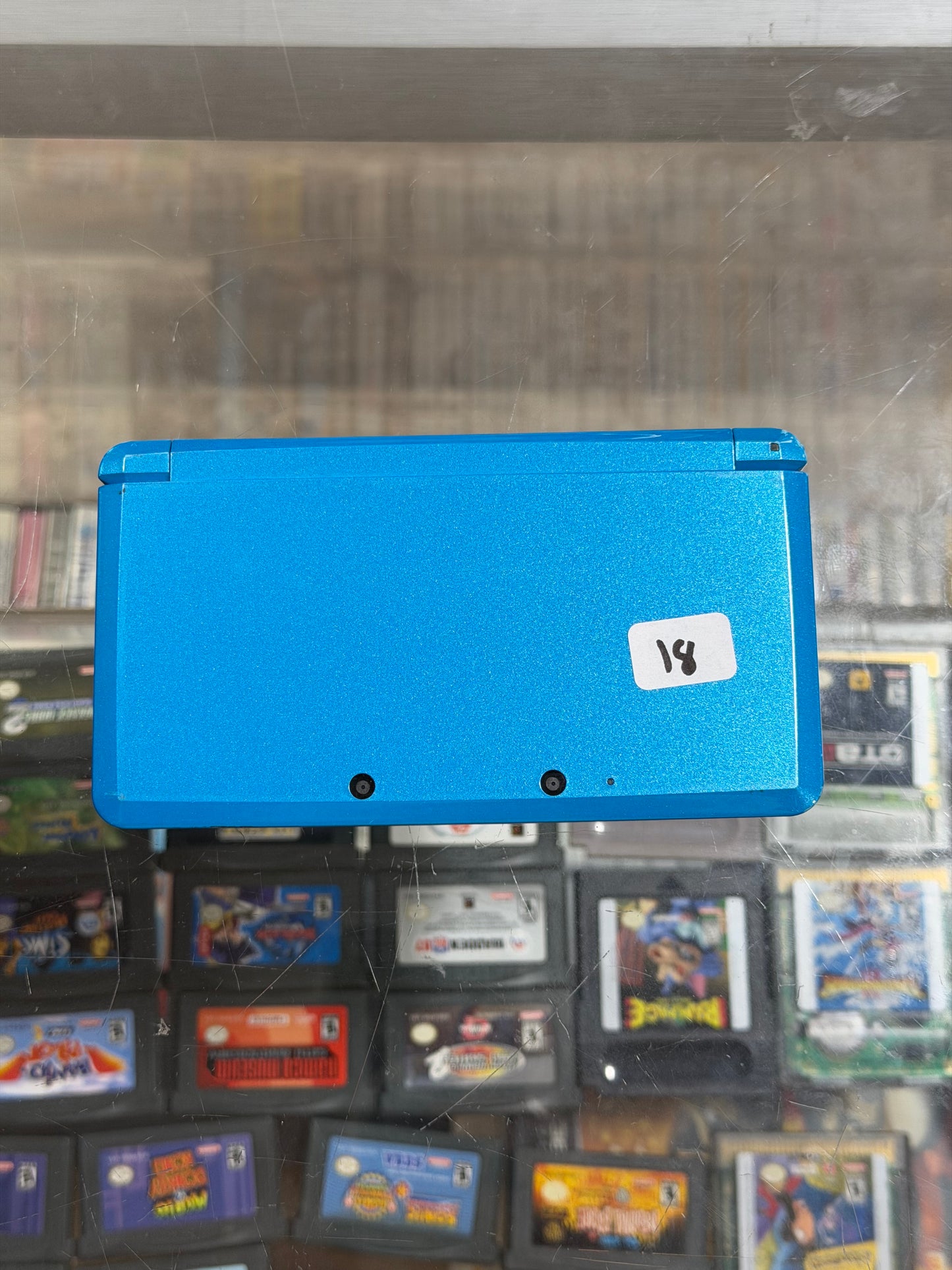 Light Blue Nintendo 3DS Handheld System With Charger (Region Free)(JAPANESE TO US) (Flawed)
