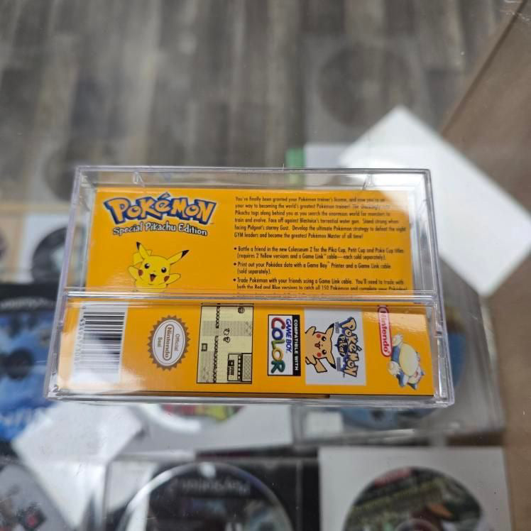 Pokémon Yellow New Battery Saves Authentic Custom Case