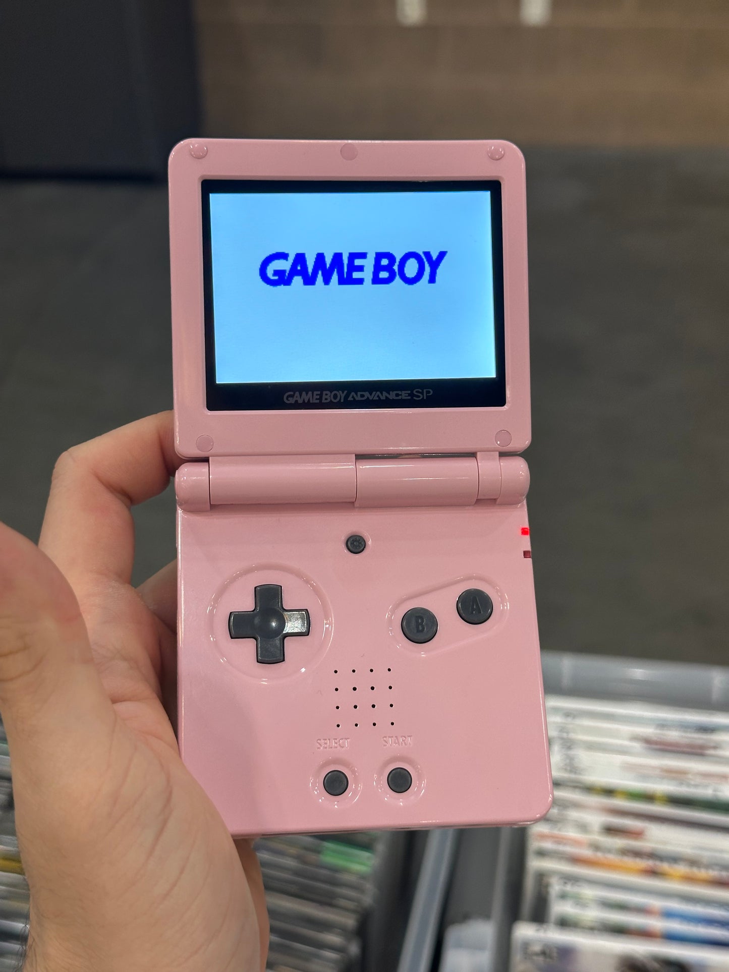 Nintendo Gameboy Advance SP IPS Modded - Kirby Shell