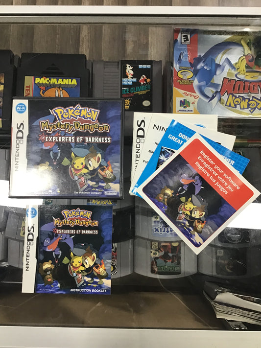 Pokémon Mystery Dungeon Explorers of Darkness Nintendo DS Case and Manual ONLY