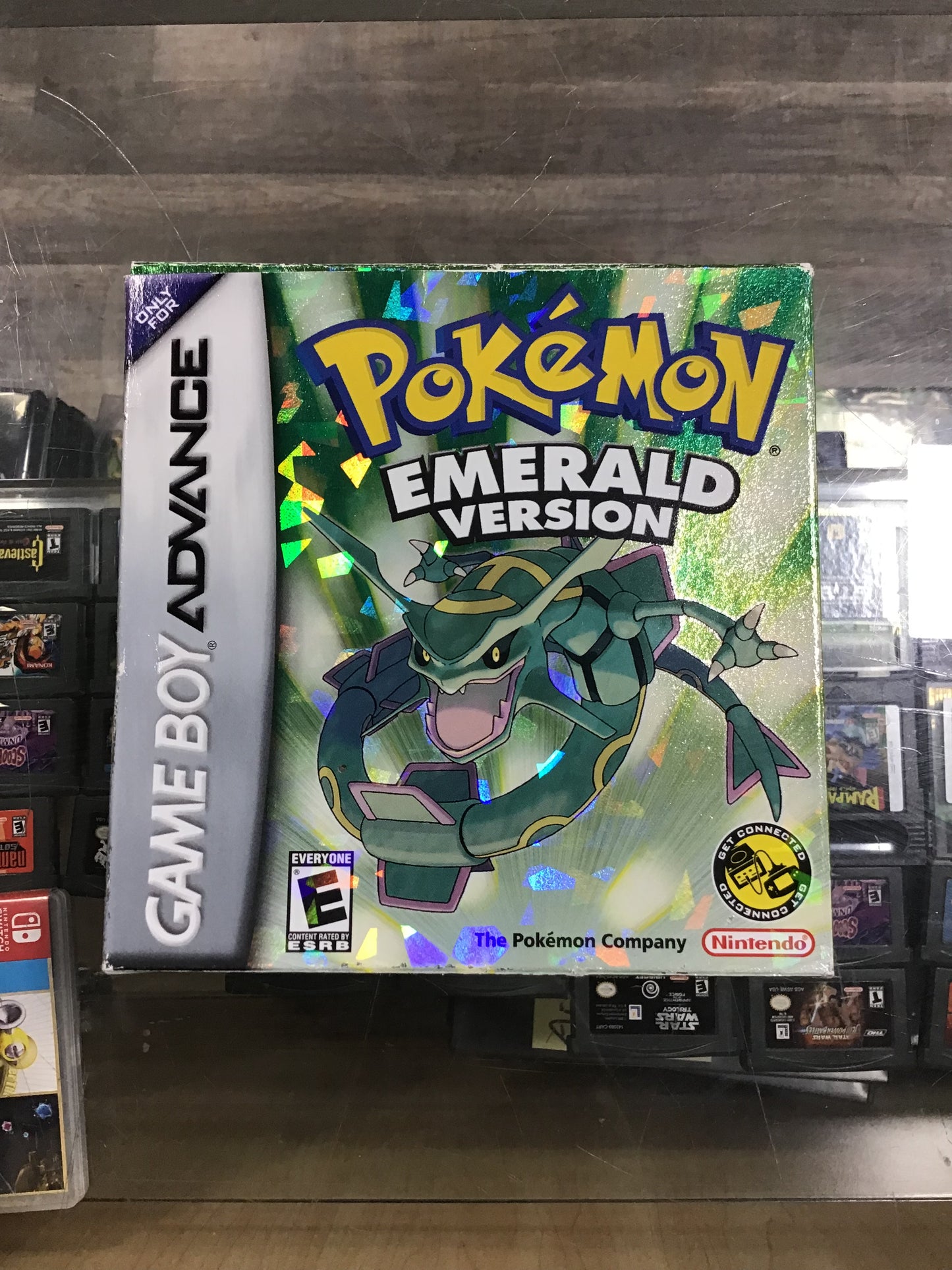 Pokémon Emerald Nintendo Game Boy Advance CIB (Dry Battery)