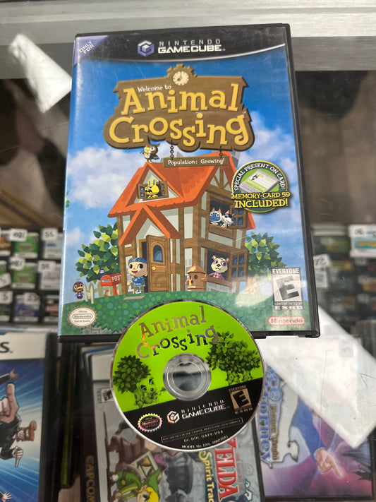 Animal Crossing Nintendo GameCube with Memory Card