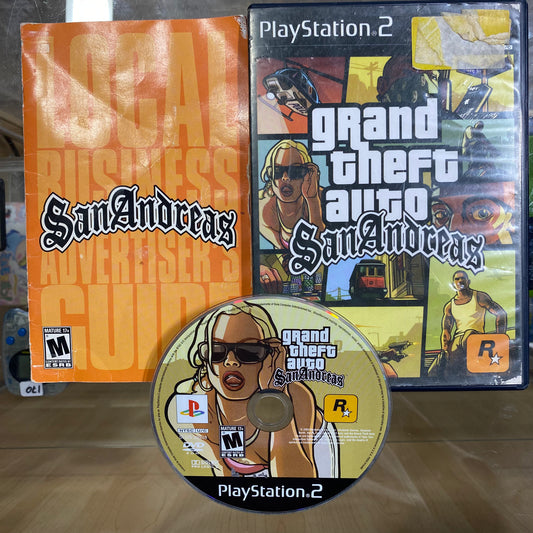 Grand Theft Auto San Andreas PlayStation 2 (Poor Condition)